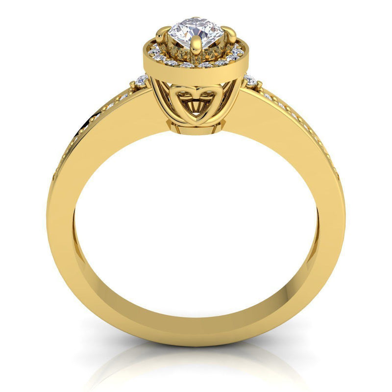 Melanie Yellow Gold Engagement Ring