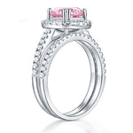 Pink Stone Beauty Engagement Ring