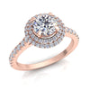 Angelica Rose Gold Engagement Ring