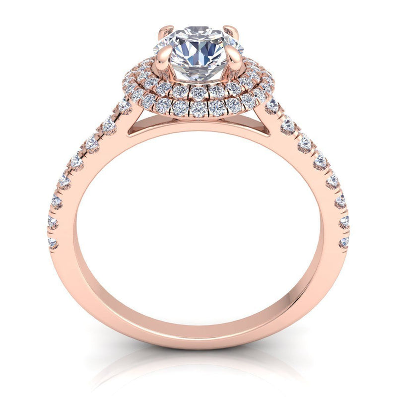 Angelica Rose Gold Engagement Ring