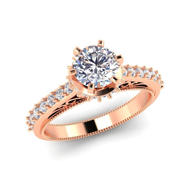 Eva Rose Gold Engagement Ring