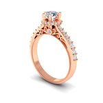 Eva Rose Gold Engagement Ring