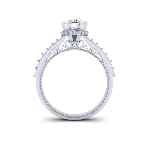 Eliza White Gold Engagement Ring