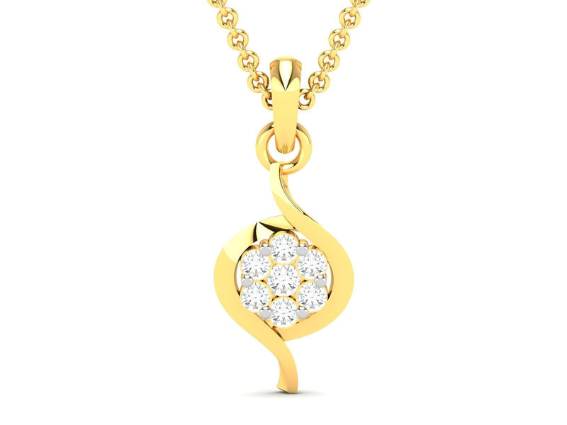 Elizabeth Mount Diamond Pendent