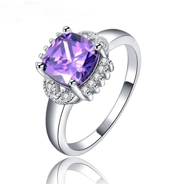 The Amethyst Way Engagement Ring