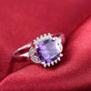 The Amethyst Way Engagement Ring