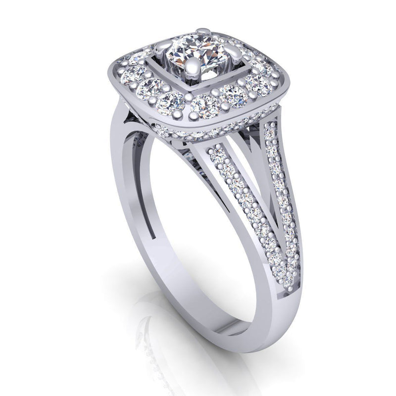 Izabella White Gold Engagement Ring