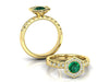 Olivia Emerald Engagement Ring