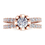 Brianna Rose Gold Engagement Ring