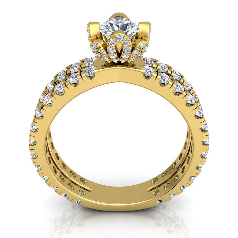 Claire Yellow Gold Engagement Ring