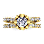 Claire Yellow Gold Engagement Ring