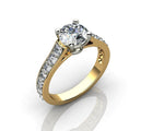 Taline Yellow Gold Engagement Ring