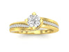 Lilah Yellow Gold Engagement Ring
