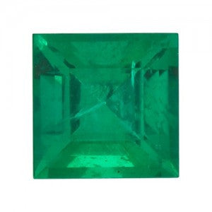 Lab Created and Square Emerald