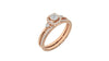 Bella Gold Engagement Ring Set