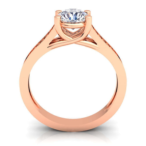 Vivian Rose Gold Engagement Ring