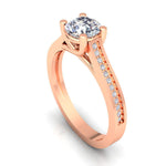 Vivian Rose Gold Engagement Ring