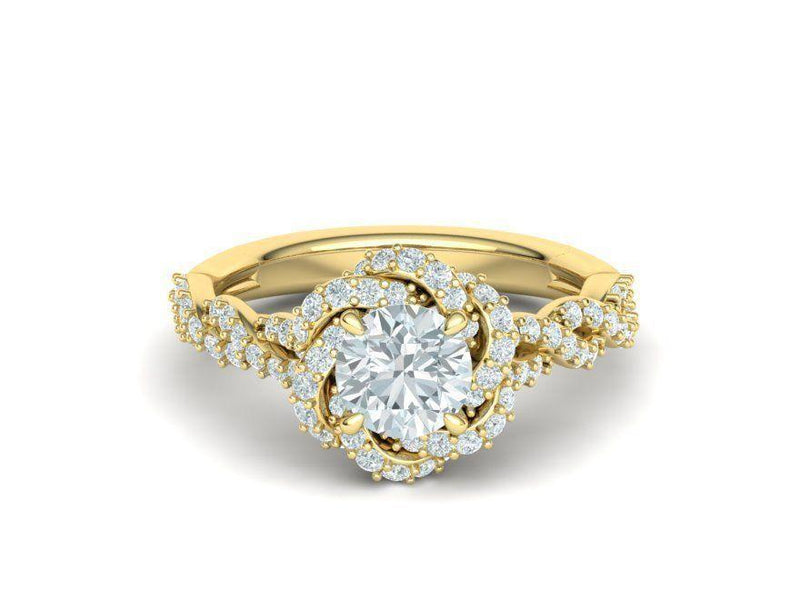 Cara Yellow Gold Engagement Ring