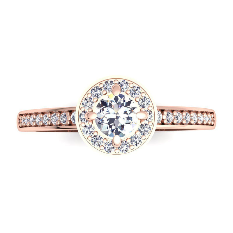Bailey Rose Gold Engagement Ring