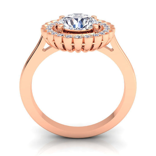 Gaby Rose Gold Engagement Ring