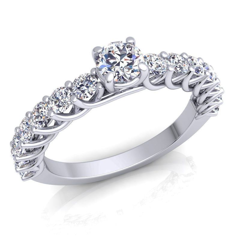Daniel White Gold Engagement Ring