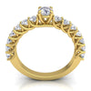 Trinity Yellow Gold Engagement Ring