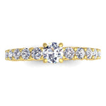 Trinity Yellow Gold Engagement Ring