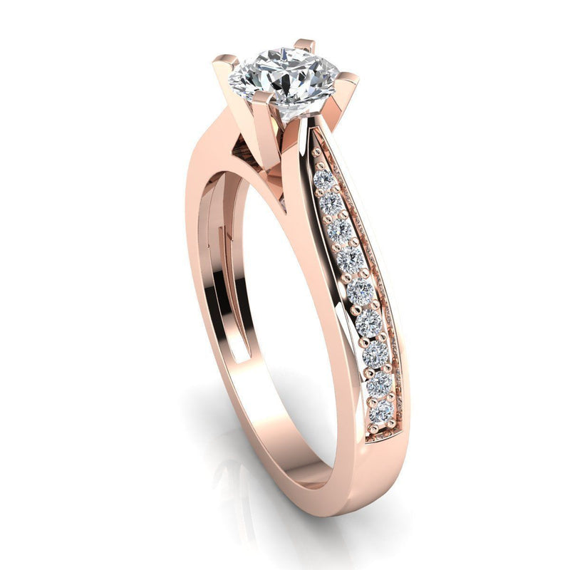 Hazel Rose Gold Engagement Ring