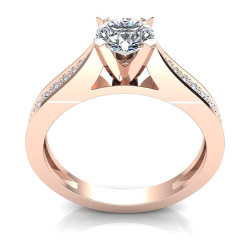 Hazel Rose Gold Engagement Ring