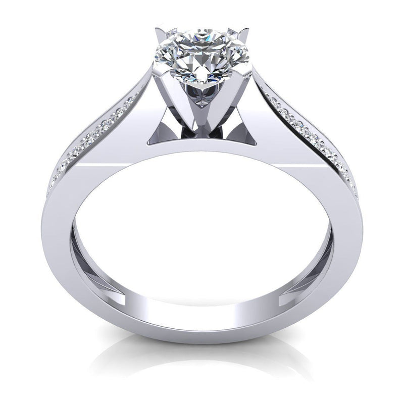 Eva White Gold Engagement Ring