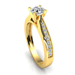 Natalie Yellow Gold Engagement Ring