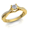 Elaine Yellow Gold Engagement Ring