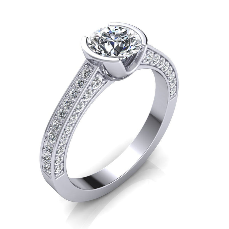 Cora White Gold Engagement Ring