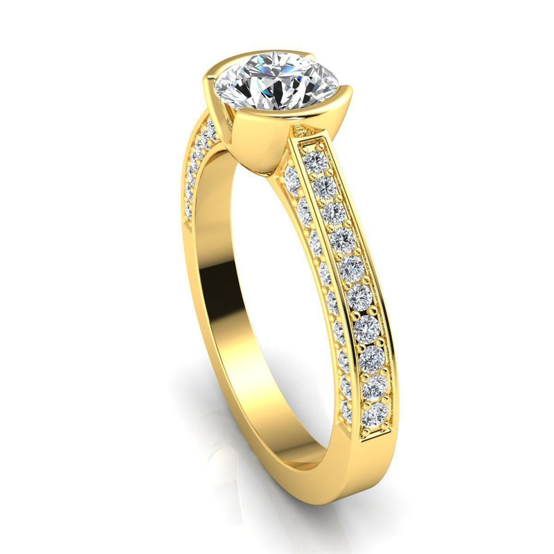 Isla Yellow Gold Engagement Ring