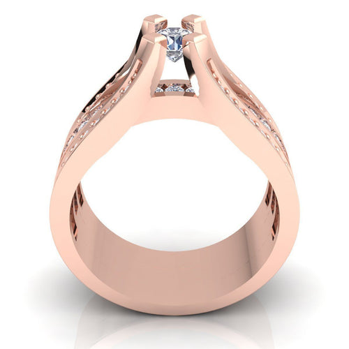 Emma Rose Gold Engagement Ring