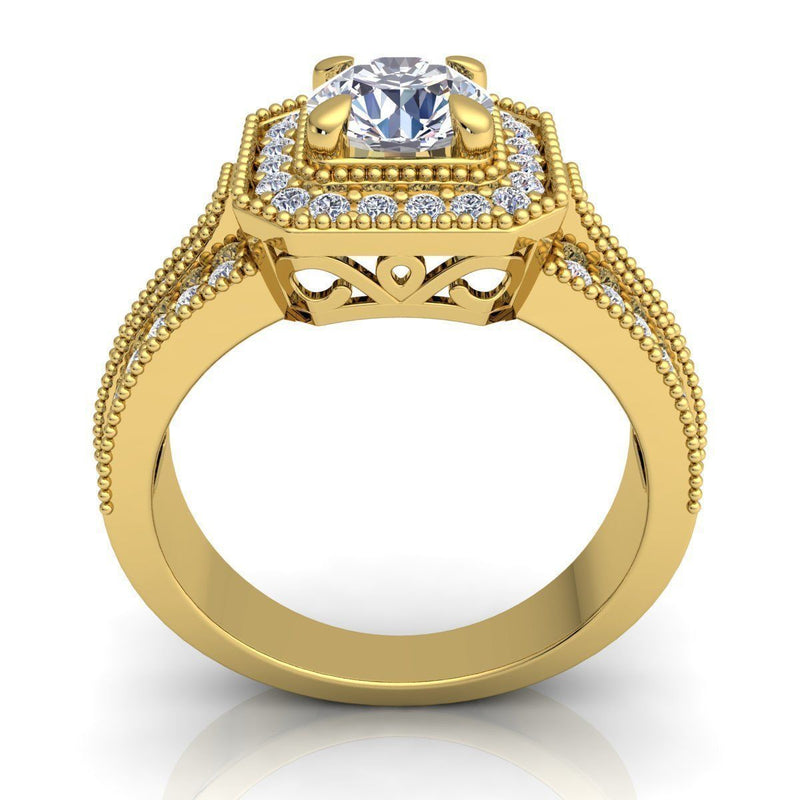 Jayla Yellow Gold Engagement Ring