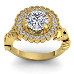 Miley Yellow Gold Engagement