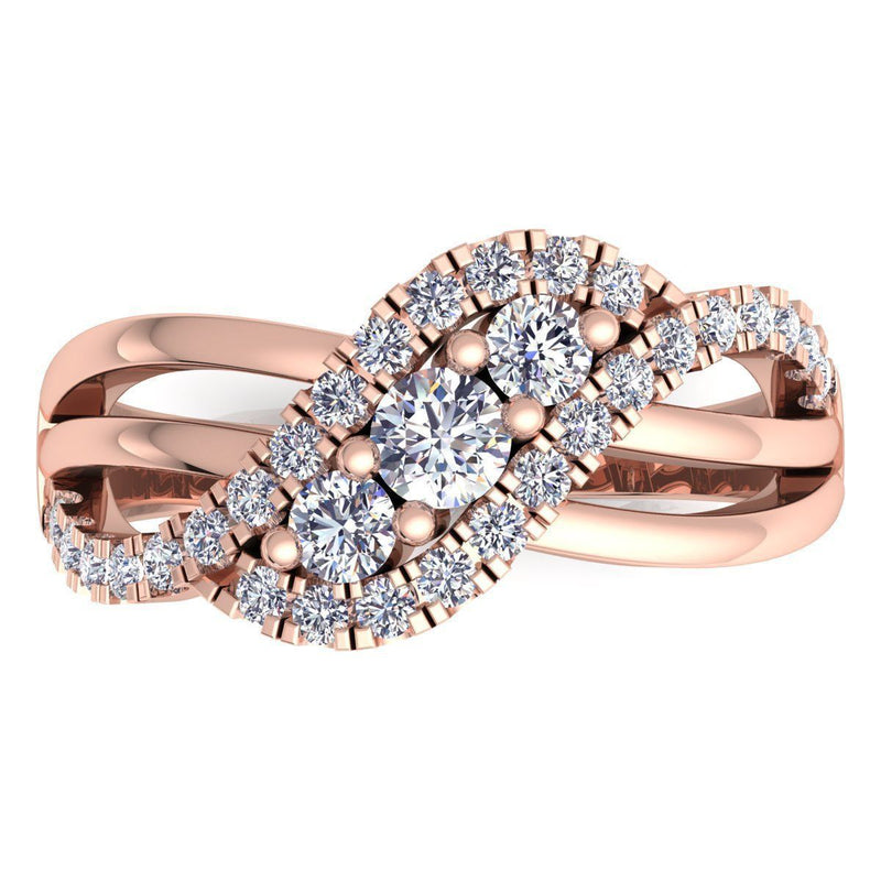Ella Rose Gold Engagement Ring