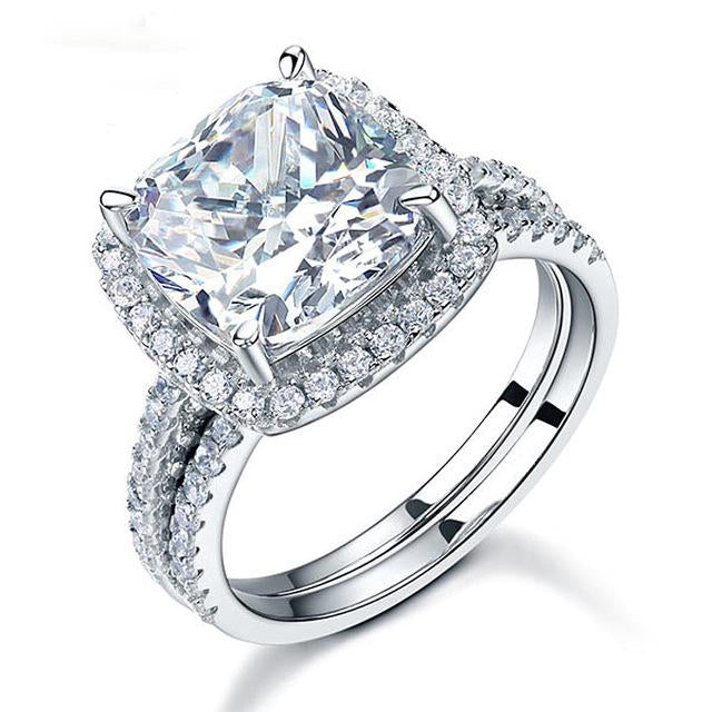 Britney White Gold Engagement Ring