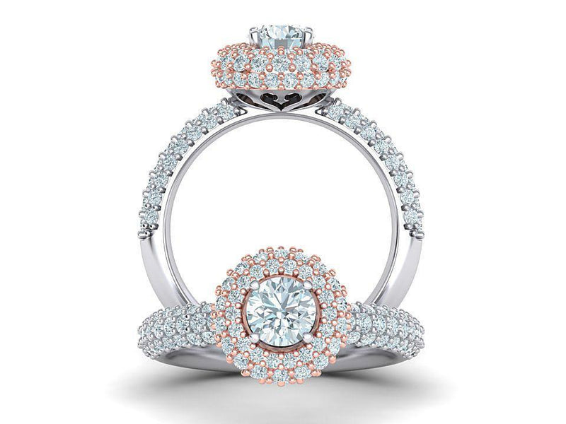 Kristine White Gold Engagement Ring