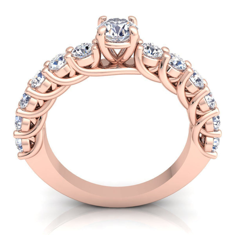 Ariana Rose Gold Engagement Ring