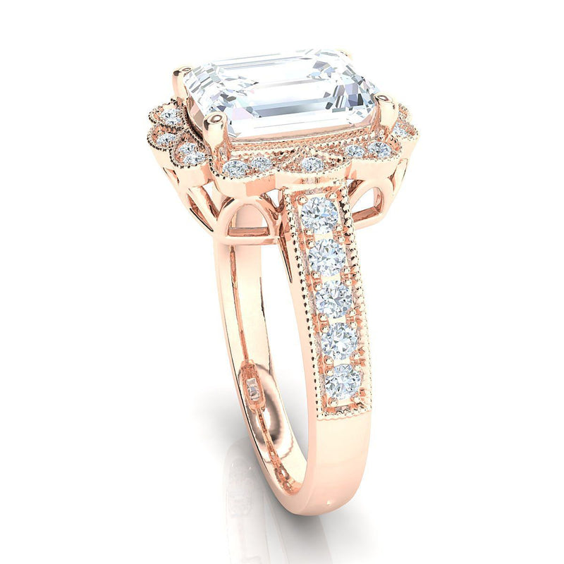 Torri Rose Gold Engagement Ring