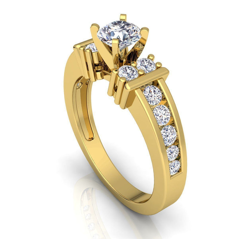 Mia Yellow Gold Engagement Ring