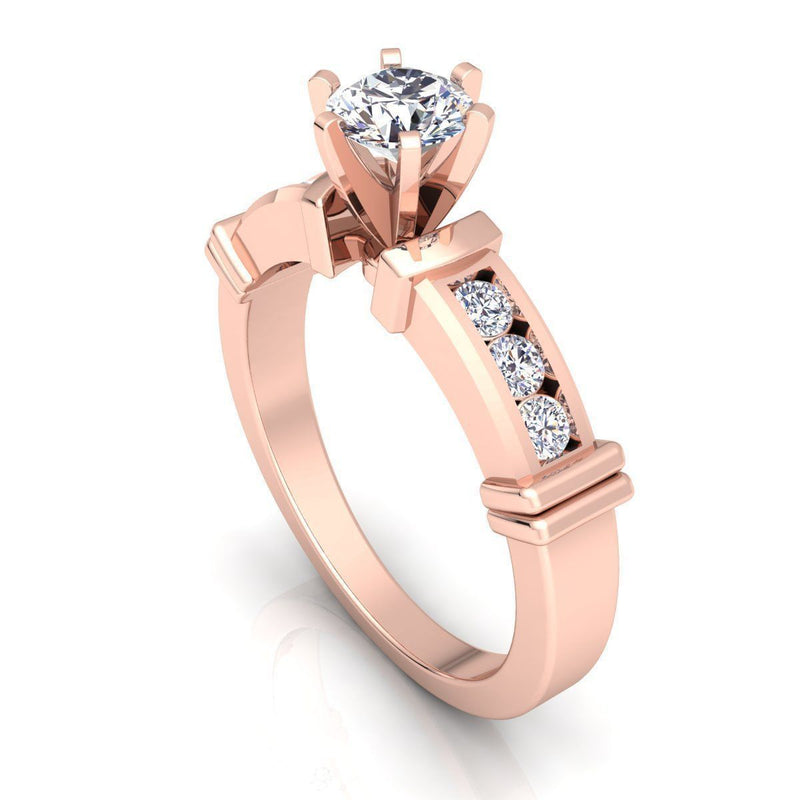 Stella Rose Gold Engagement Ring