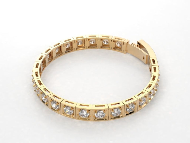 Grace Gold and Diamond Bracelet
