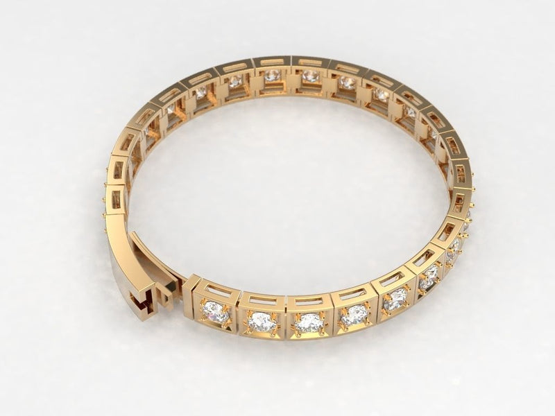 Grace Gold and Diamond Bracelet