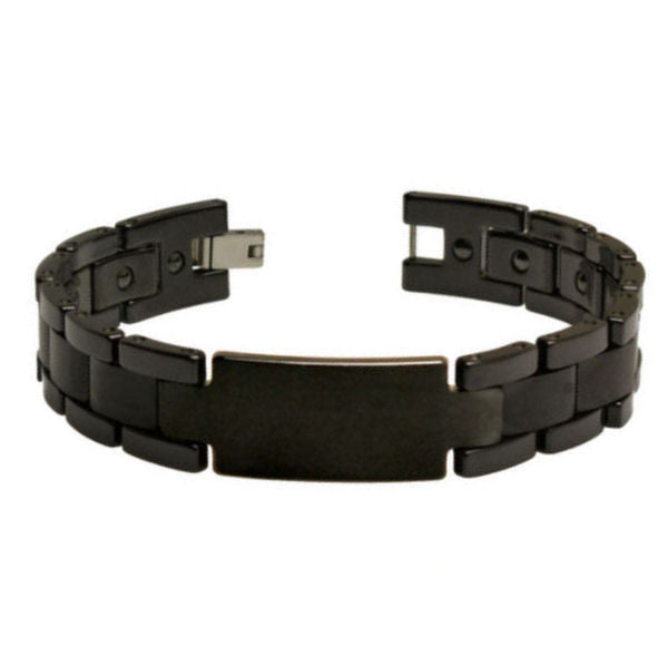 Black Ceramic Magnetic Ion Bracelet