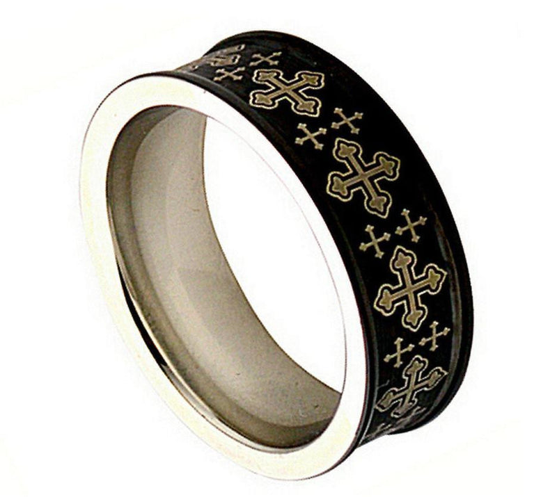 Ring with Crosses