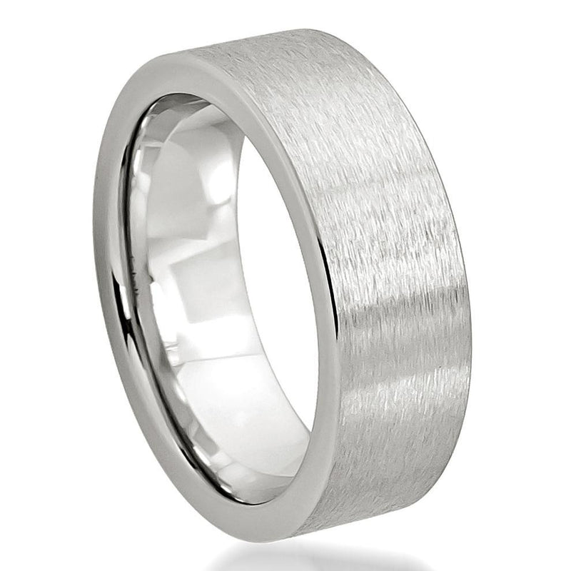 Silver Color Pipe Cut Ring