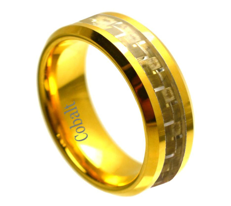 Yellow Golden Inlay Ring